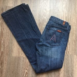 7 For All Mankind A Pocket Flare Jeans